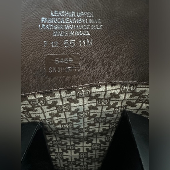 Tory Burch Leather Julian Logo Plaque womens tall Riding Boots‎ size 11 - Picture 13 of 14